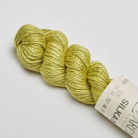 Wollstrang, Kaschmirwolle mit Seide, SILKA 8, Farbe Kiwi 07