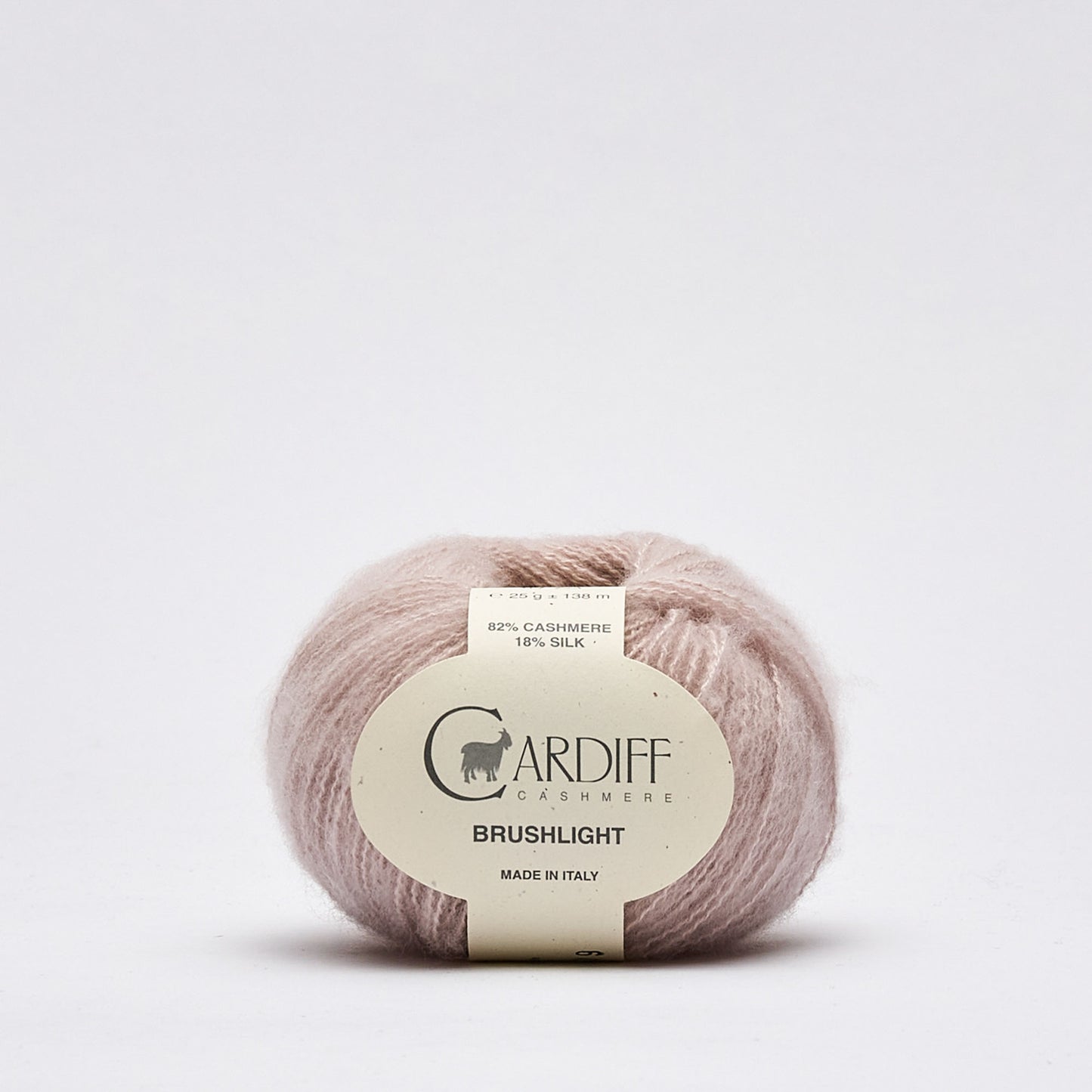 Kaschmirwolle - Cardiff Cashmere Brushlight - NS 3.5-4mm