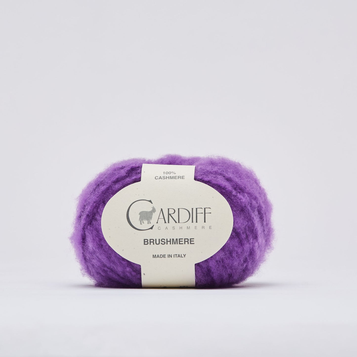 Cardiff Cashmere Brushmere – 100% Cashmere gebürstet, stark flauschig, Nadelstärke 6–6,5 mm