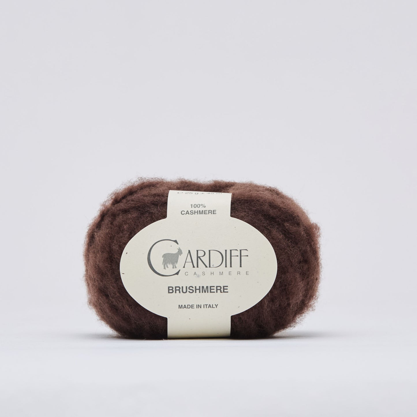 Cardiff Cashmere Brushmere – 100% Cashmere gebürstet, stark flauschig, Nadelstärke 6–6,5 mm