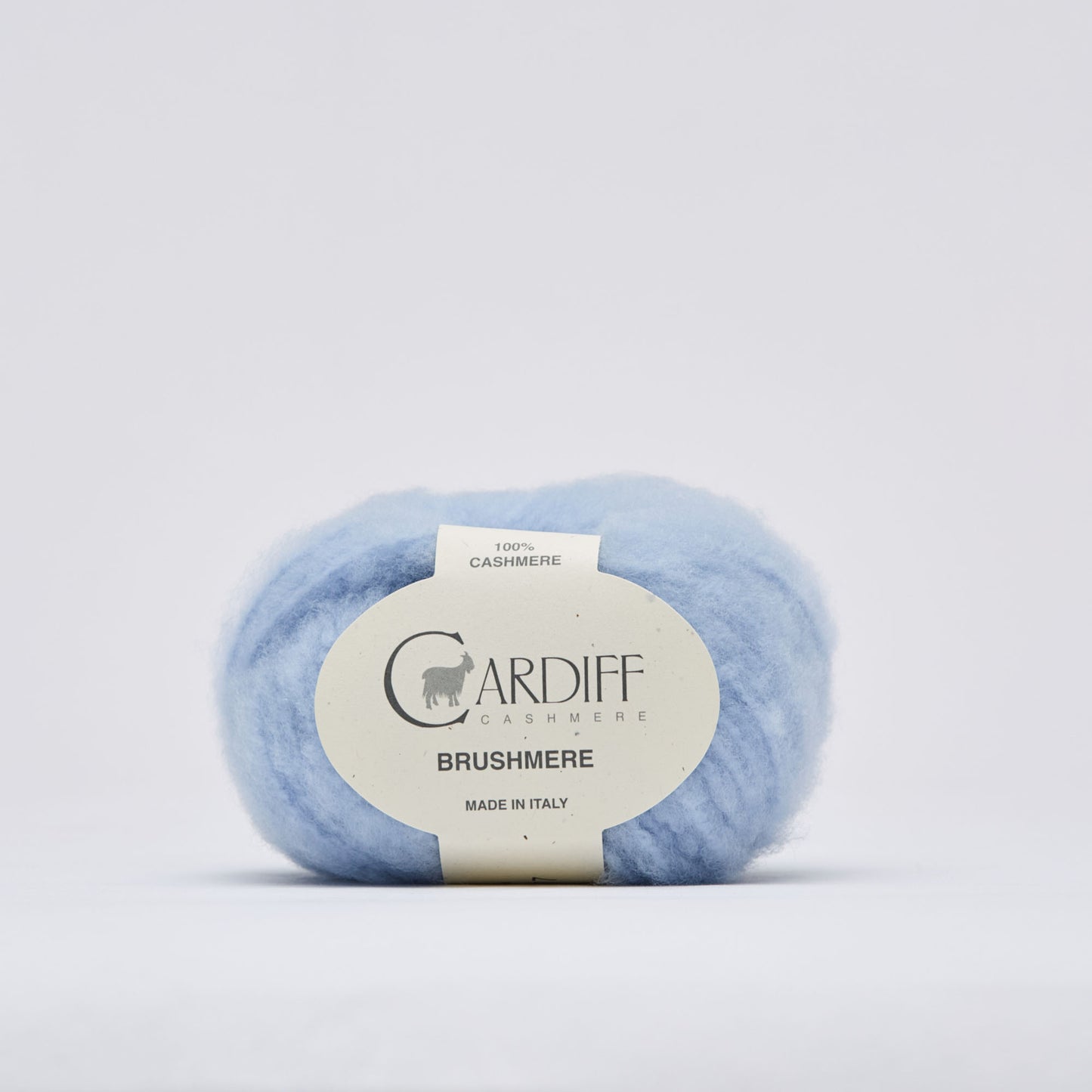 Cardiff Cashmere Brushmere – 100% Cashmere gebürstet, stark flauschig, Nadelstärke 6–6,5 mm