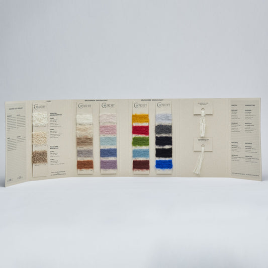 Farbkarte für Brushlight und Brushmere