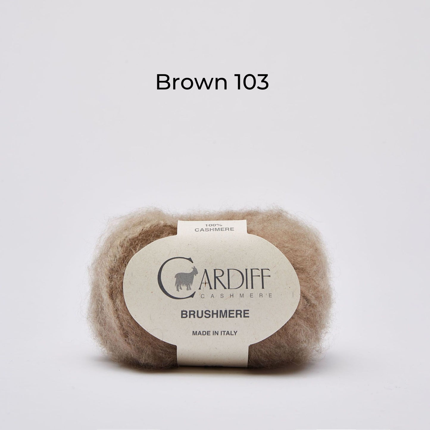 Cashmere wool - Cashmere Brushmere - NS 6.5 -7.5 mm