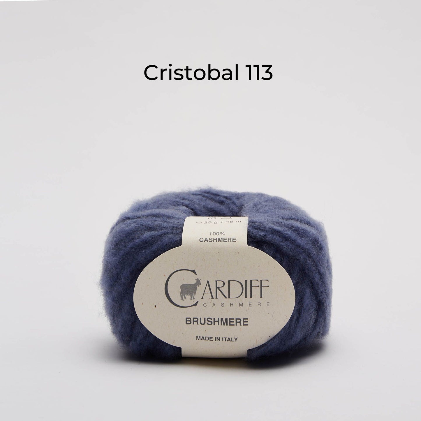Cashmere wool - Cashmere Brushmere - NS 6.5 -7.5 mm